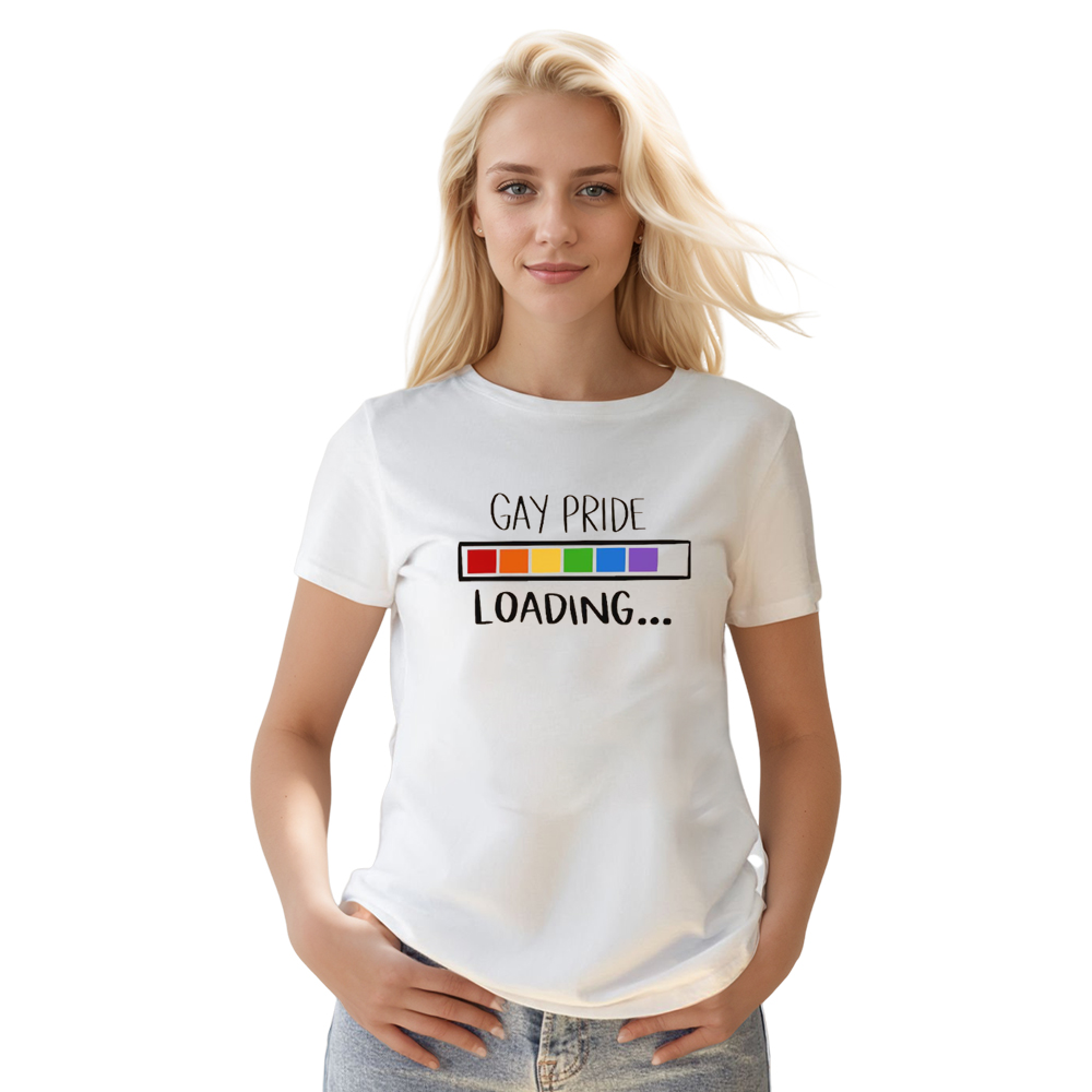 Adult Unisex Gay Pride Month White T-shirt Costume