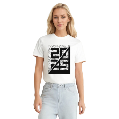 Adult Unisex 2025 New Year Graphic White Festival T-shirt
