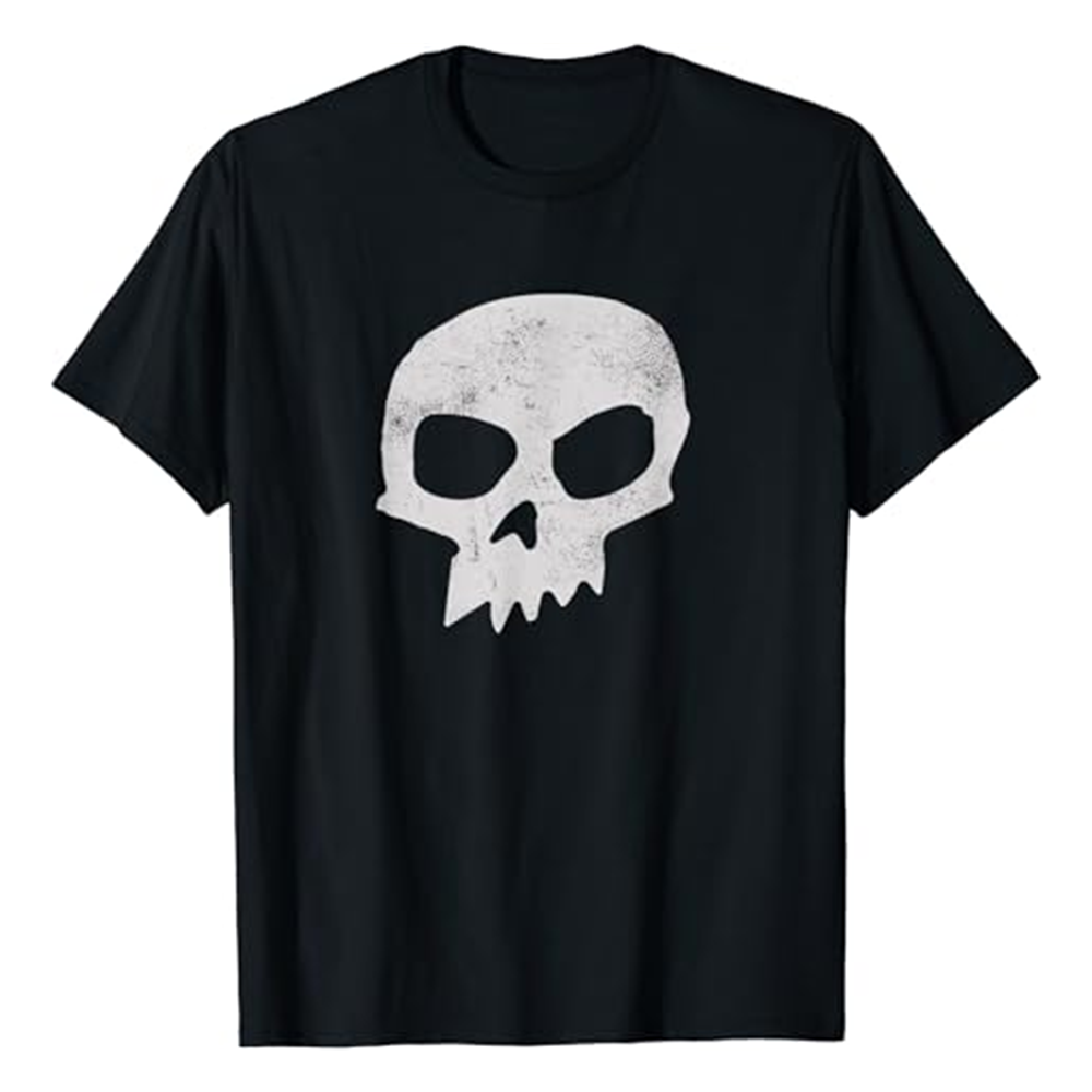 Adult Unisex Said Skull Halloween Black T-shirt Costume