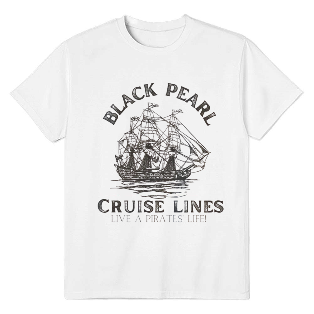Adult Unisex Pearl White Pirate Lover T-shirt Costume