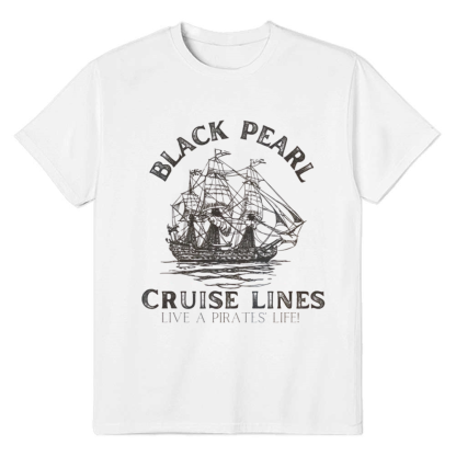 Adult Unisex Pearl White Pirate Lover T-shirt Costume