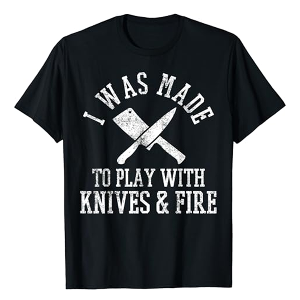 Adult Unisex Culinary Chef Cook Funny Food Lover Black Short Sleeve T-shirt Costume