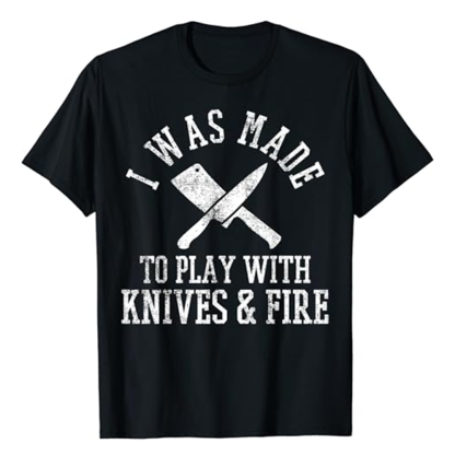 Adult Unisex Culinary Chef Cook Funny Food Lover Black Short Sleeve T-shirt Costume