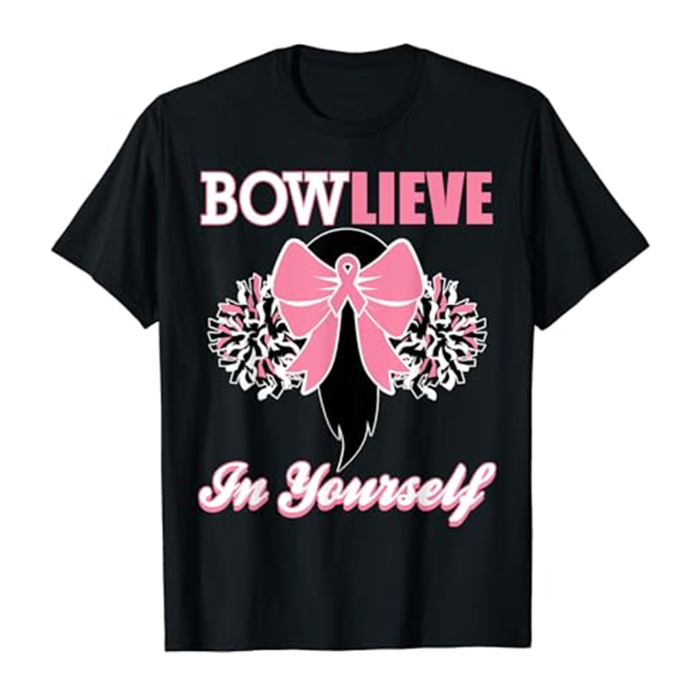 Adult Women Bow Girl Black T-shirt Costume