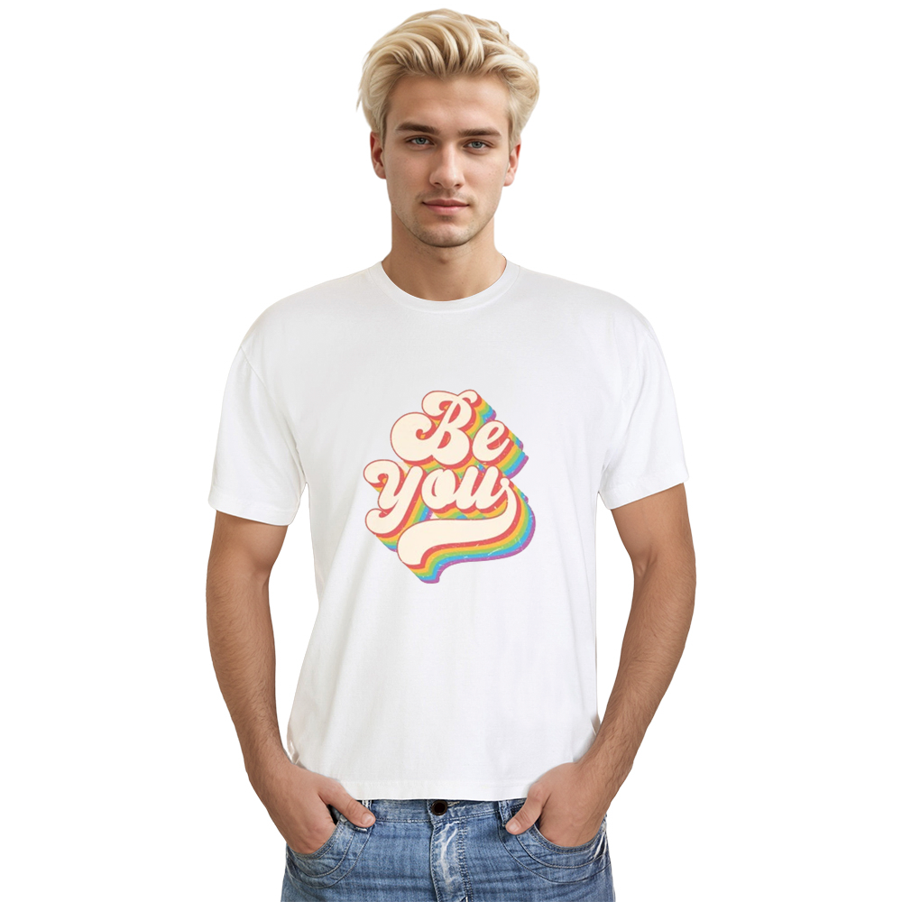 Adult Unisex Be You Pride Month White T-shirt Costume