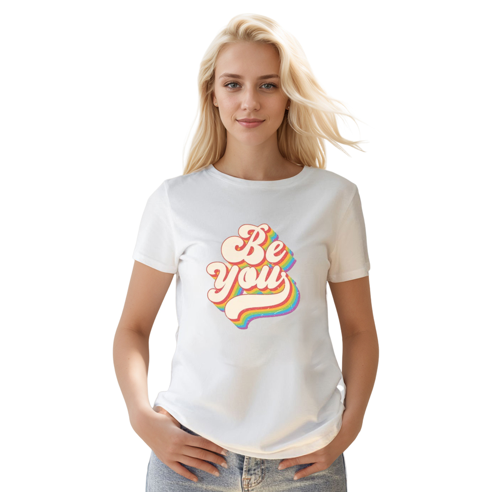 Adult Unisex Be You Pride Month White T-shirt Costume