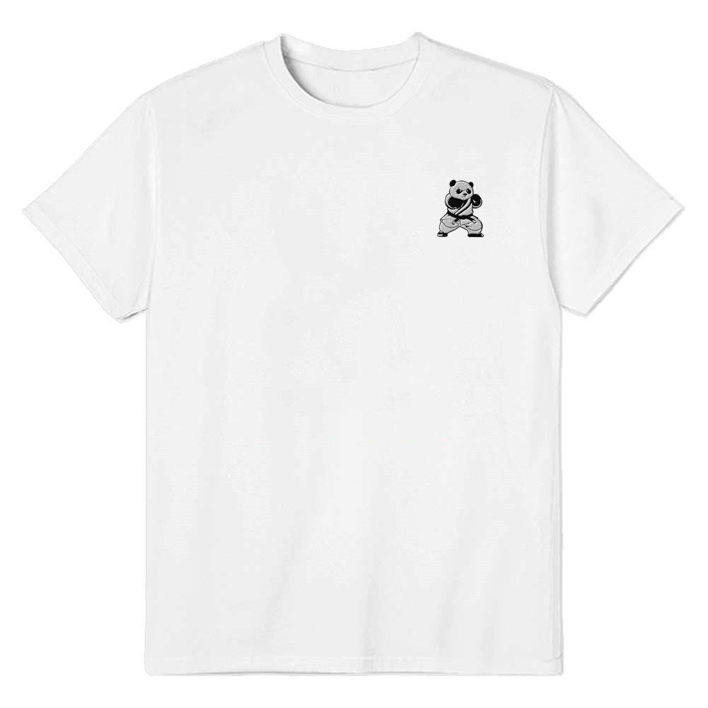 Adult Unisex Panda Sport Wild Animals Nature Lover White T-shirt Costume