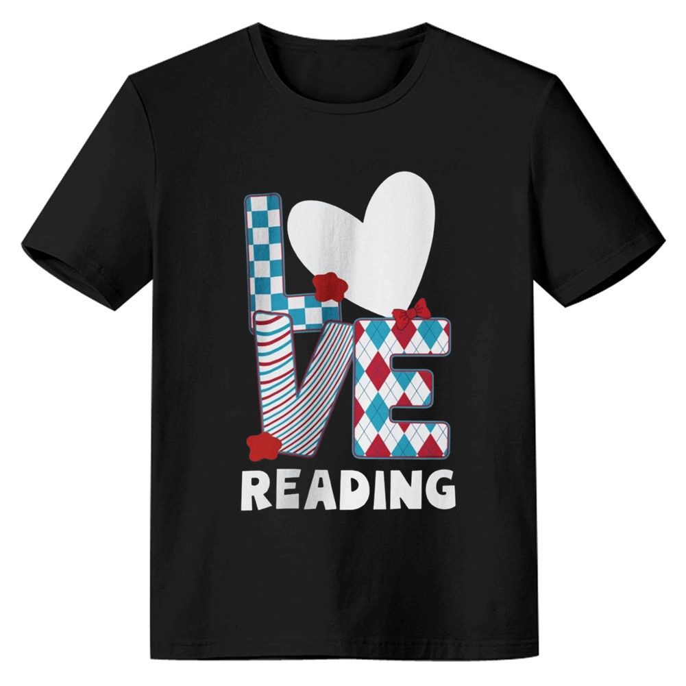 World Book Day Love To Read Black T-shirt