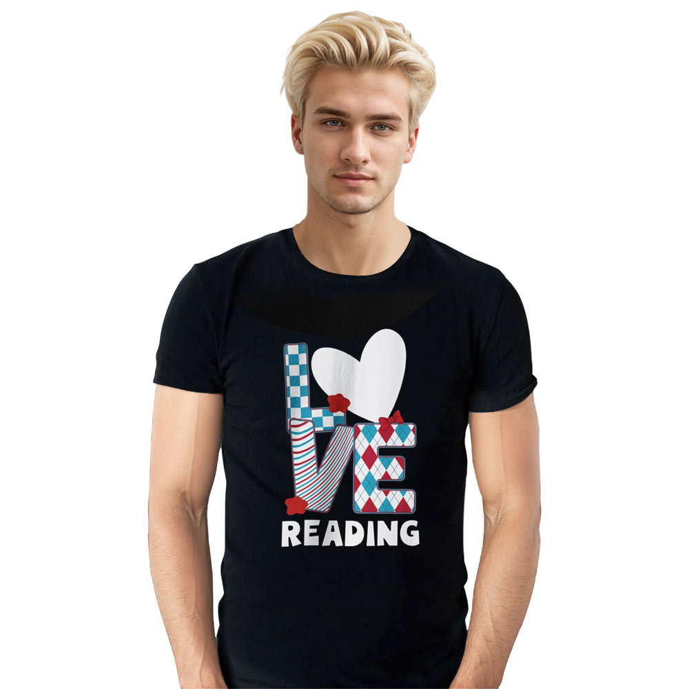 World Book Day Love To Read Black T-shirt