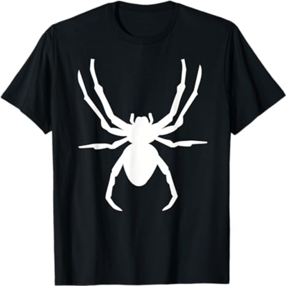Adult Unisex Huge Spider Horror Halloween Black T-shirt Costume