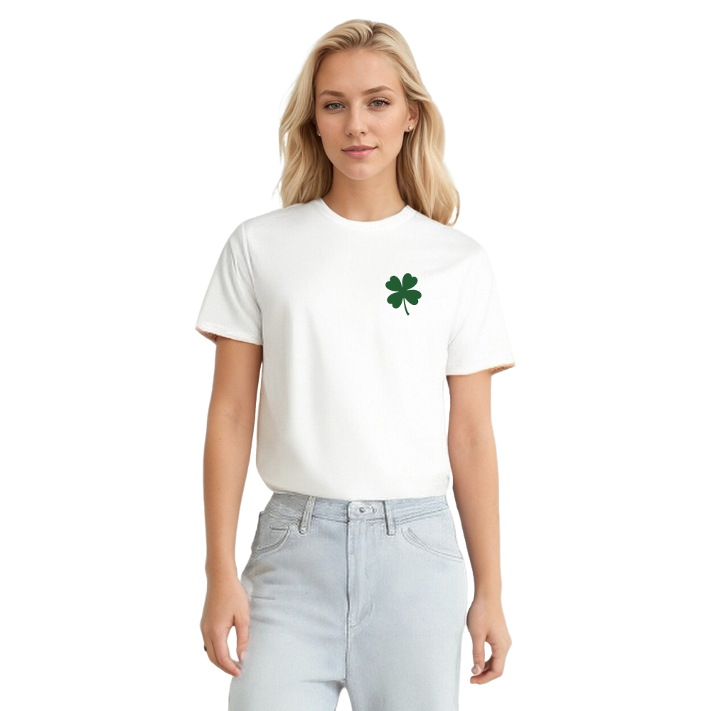 In My Lucky Era Adult Unisex St. Patrick's Day White T-shirt