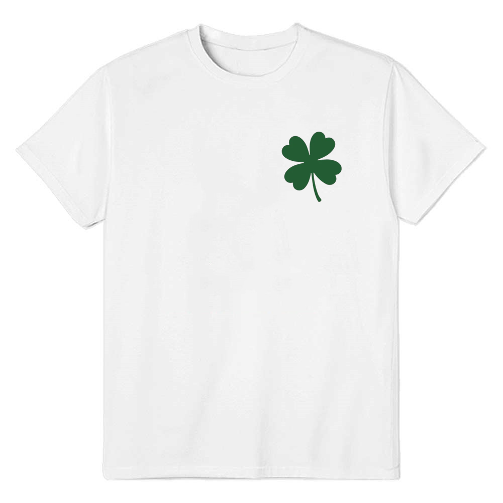 In My Lucky Era Adult Unisex St. Patrick's Day White T-shirt