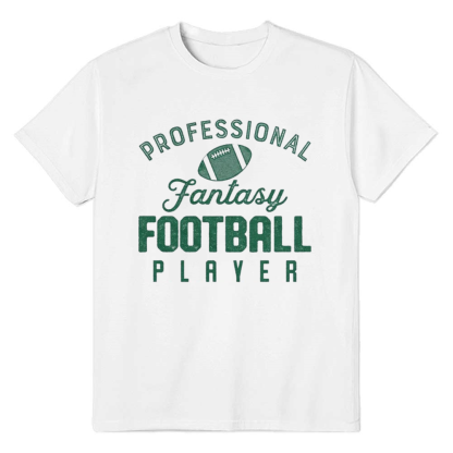 Adult Unisex Fantasy Football Player Soccer Lover White T-shirt Costume