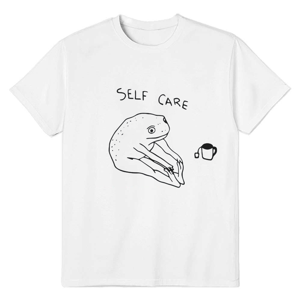 Adult Unisex Funny Frog Animals Lover White T-shirt Costume
