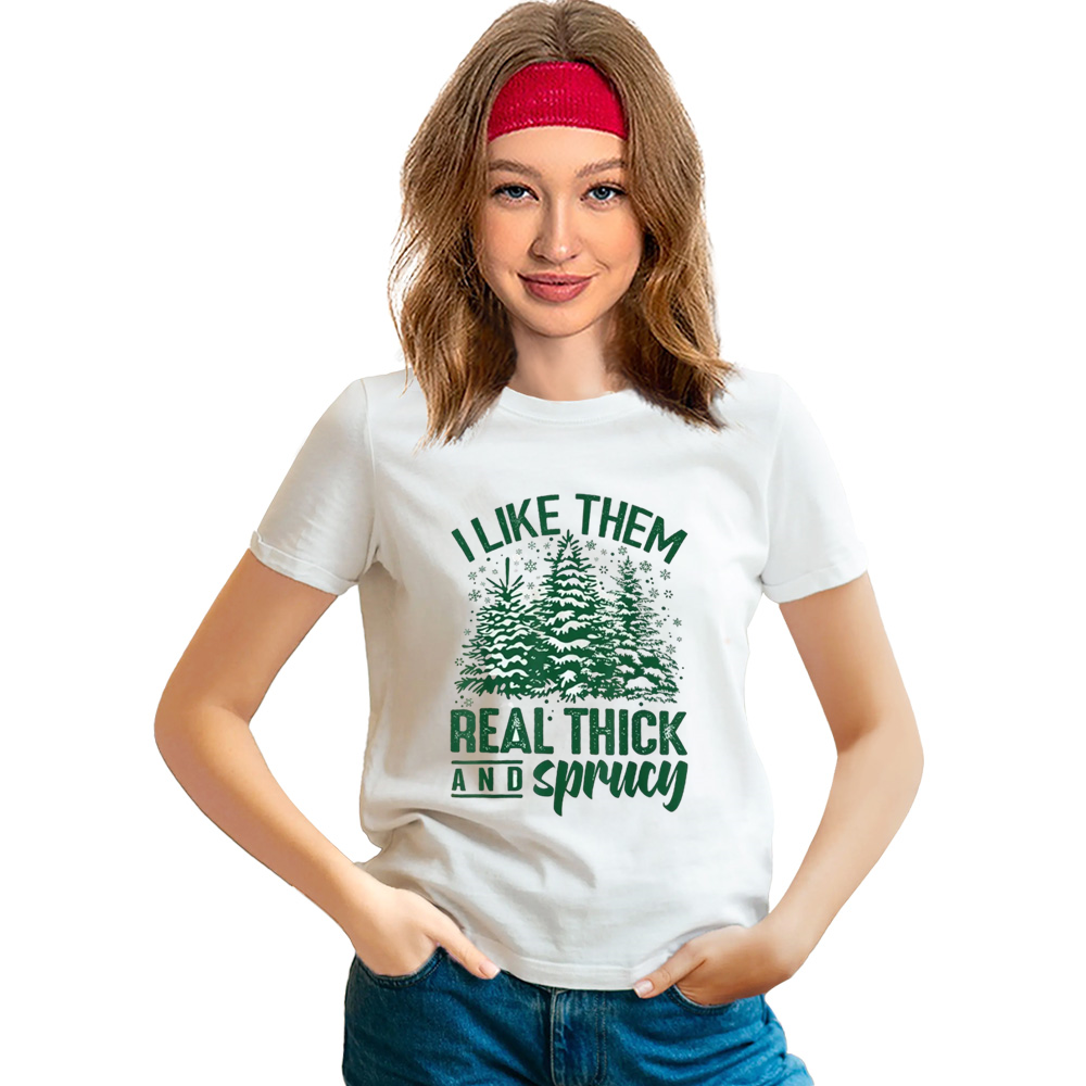Adult Unisex Xmas I Like ThemChristmas Festival Black T-shirt Costume
