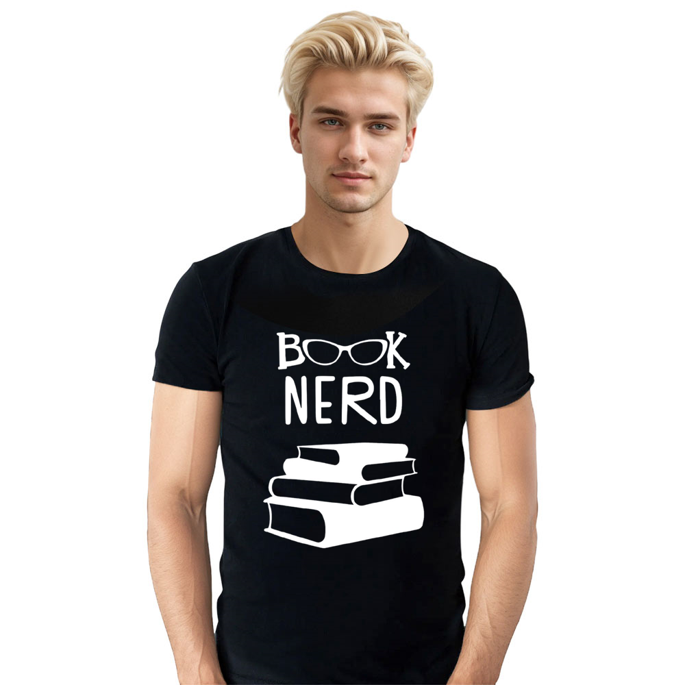Adult Unisex World Book Day Number Day Black T-shirt