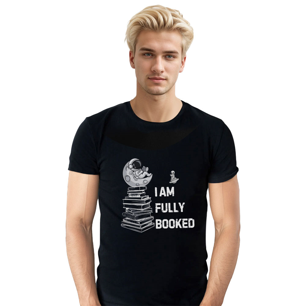 Funny Reading Bookworm Gift World Book Day Black T-shirt
