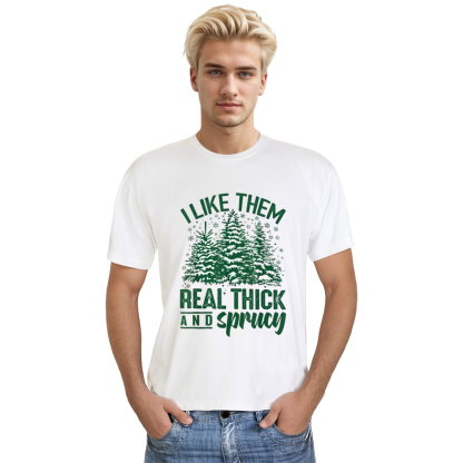 Adult Unisex Xmas I Like ThemChristmas Festival Black T-shirt Costume