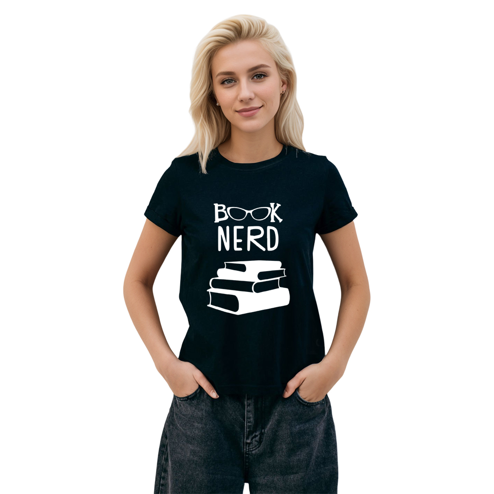 Adult Unisex World Book Day Number Day Black T-shirt