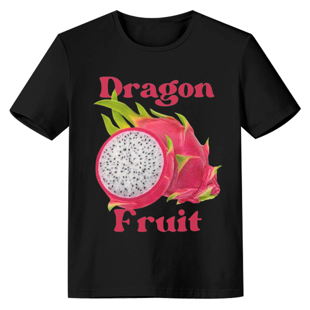 Dragon Fruit Comfort Colors Fruit Lover Black T-shirt