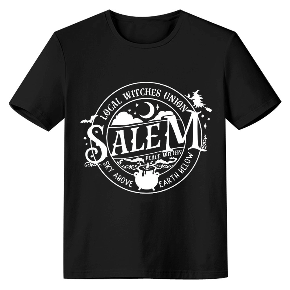 Adult Unisex Local Witches Halloween Black T-shirt Costume