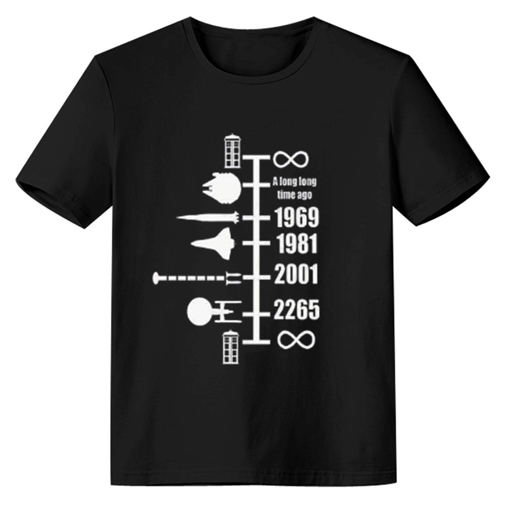 Adult Unisex Spaceship Sci Fi Science Inspired Funny Graphic Black T-shirt Costume