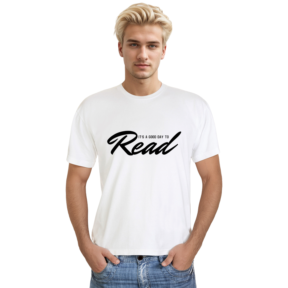 Adult Unisex It's A Good Day To Read World Book Day White T-shirt