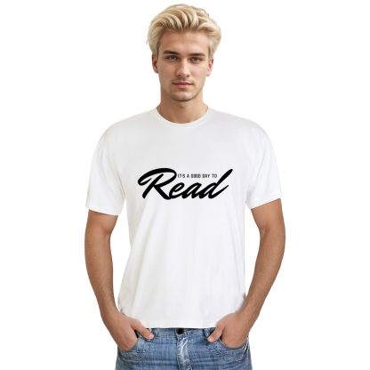 Adult Unisex It's A Good Day To Read World Book Day White T-shirt
