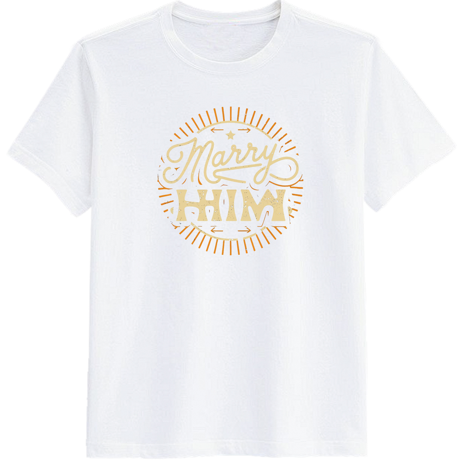 Adult Bachelor Party Marry Him White Short Sleeve T-shirt Outfits Top Costume