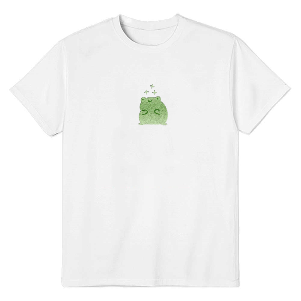 Adult Unisex Frog Animals Lover Froggy White T-shirt Costume