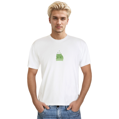 Adult Unisex Frog Animals Lover Froggy White T-shirt Costume