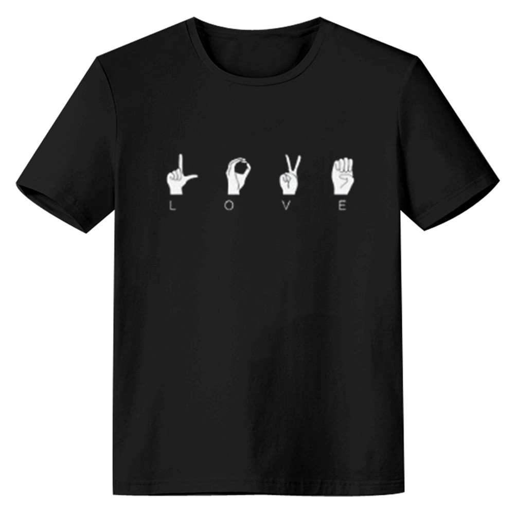 Adult Unisex Letter And Figure Graphic Funny Black T-shirt Costume