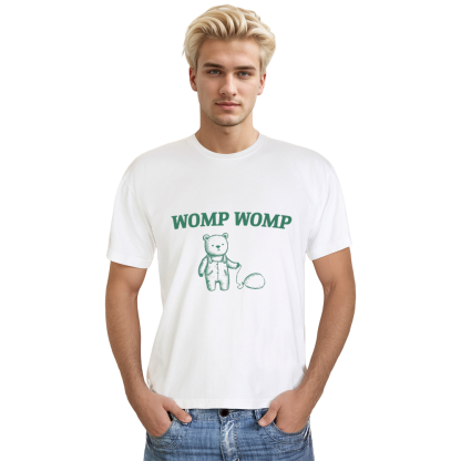 Adult Unisex Womp Womp Cute Bear White Animals Lover T-shirt