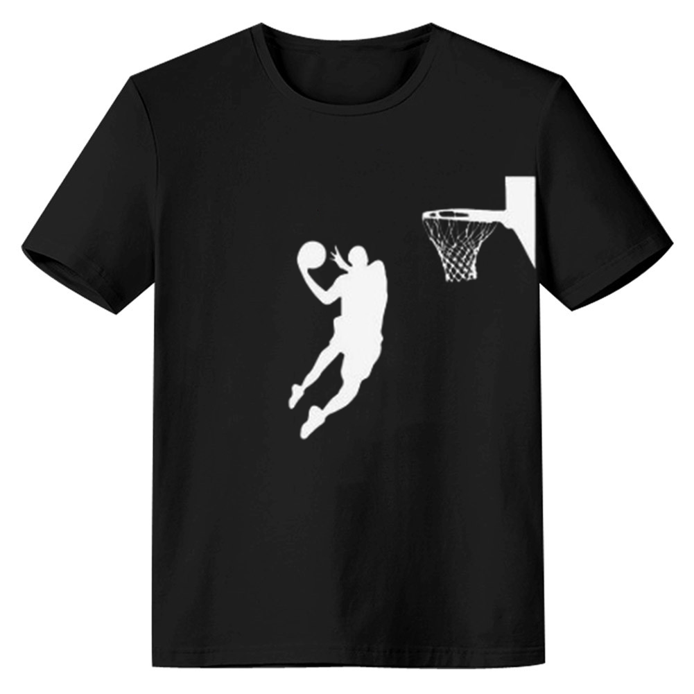 Adult Unisex Basketball Sport Black T-shirt Costume