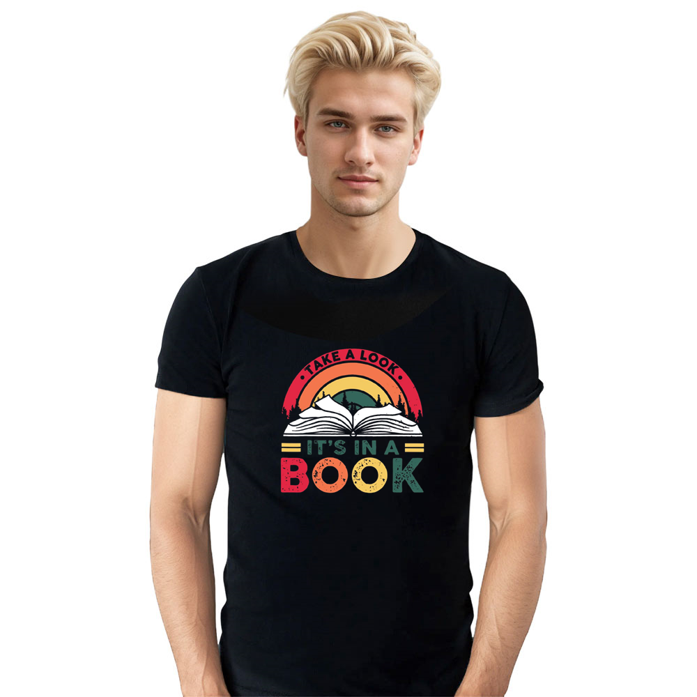 Read Books Be Happy World Book Day Black T-shirt