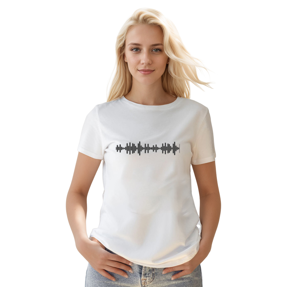 Adult Unisex Musical Waves Music Festival White T-shirt Costume