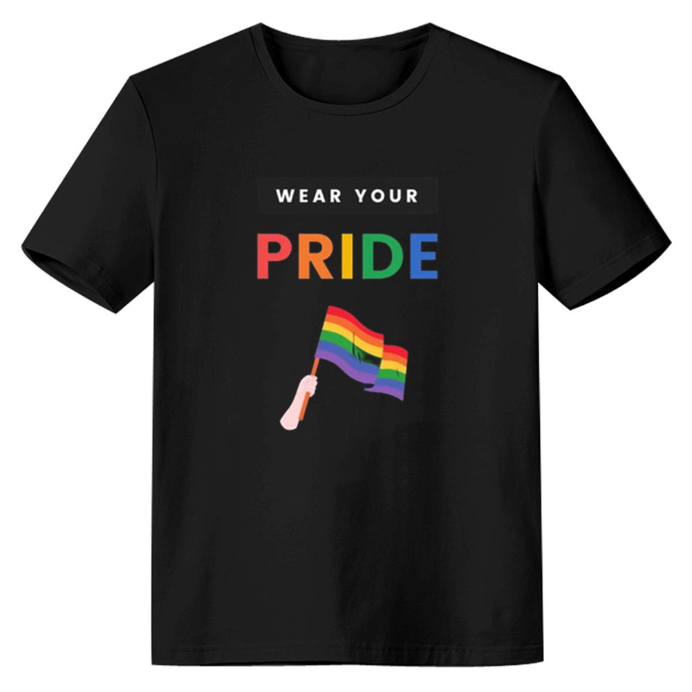 Adult Unisex Wear Your Pride Month Black T-shirt Costume