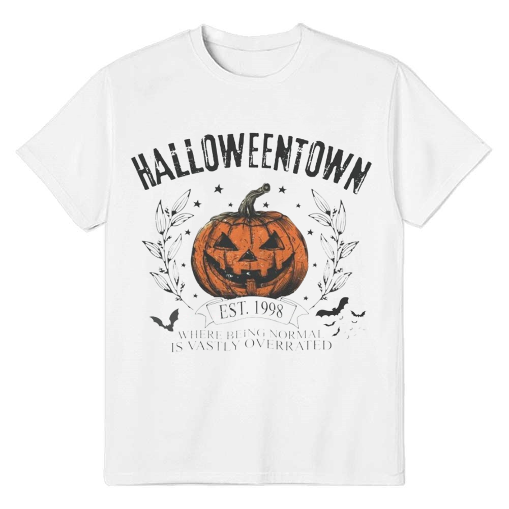 Adult Unisex Halloween White Halloweentown T-shirt Costume