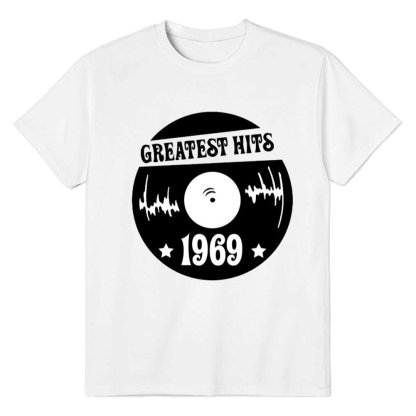 Adult Unisex Music Festival 1969 Year White T-shirt Costume