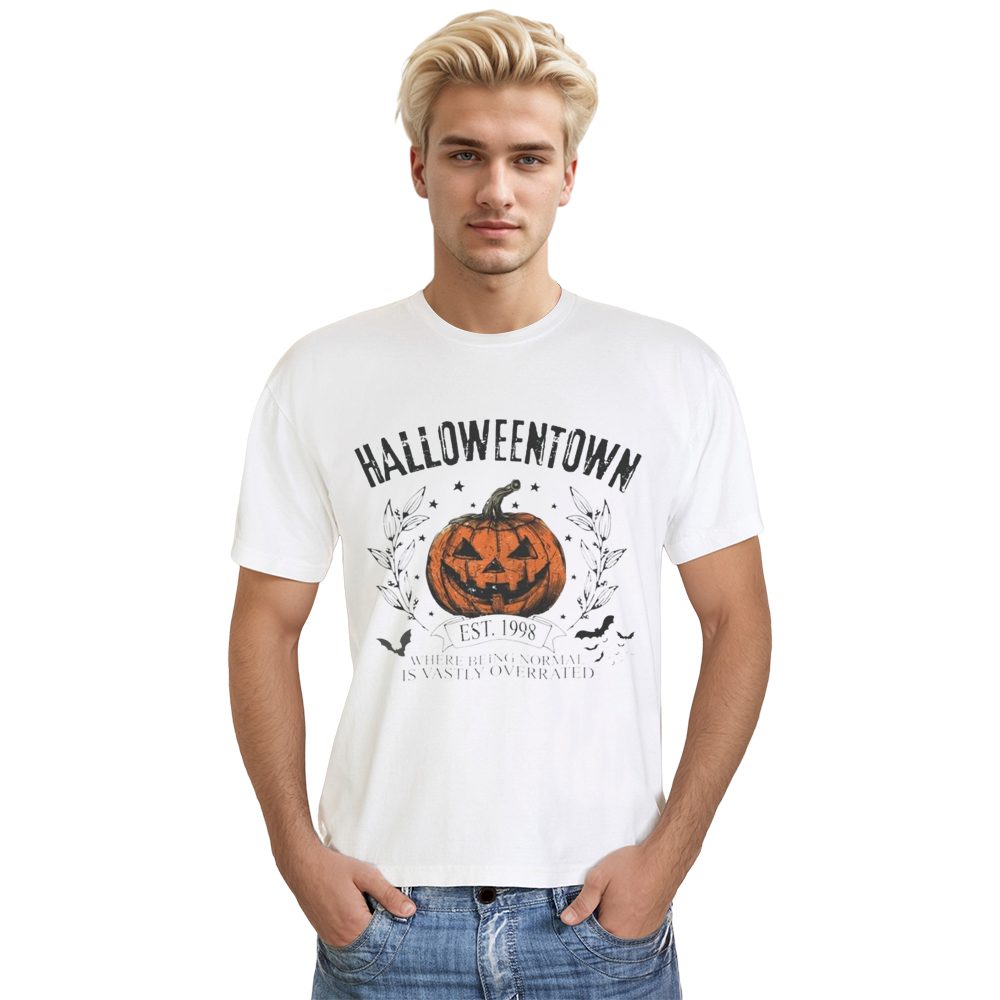 Adult Unisex Halloween White Halloweentown T-shirt Costume