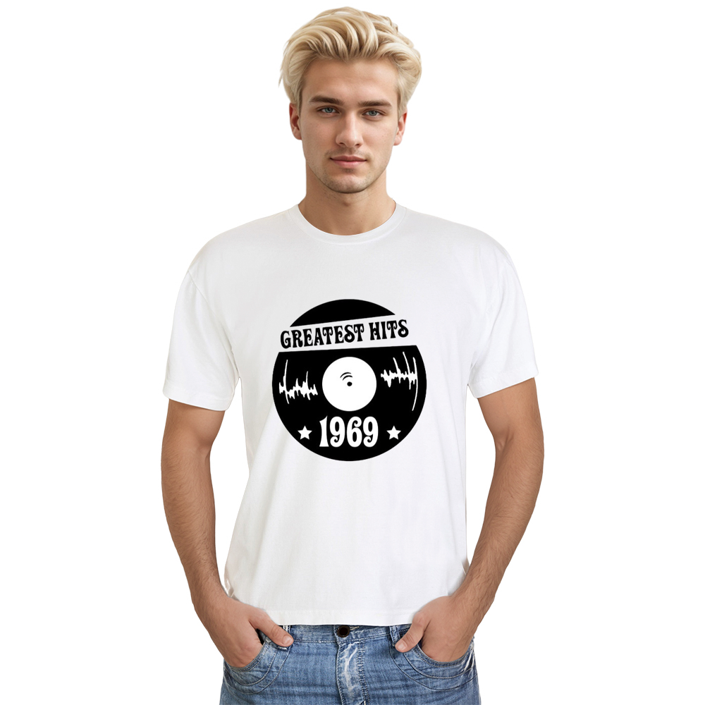 Adult Unisex Music Festival 1969 Year White T-shirt Costume