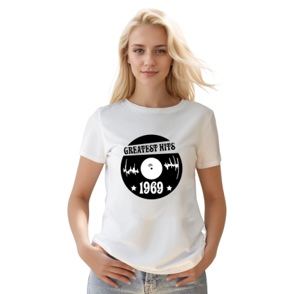 Adult Unisex Music Festival 1969 Year White T-shirt Costume