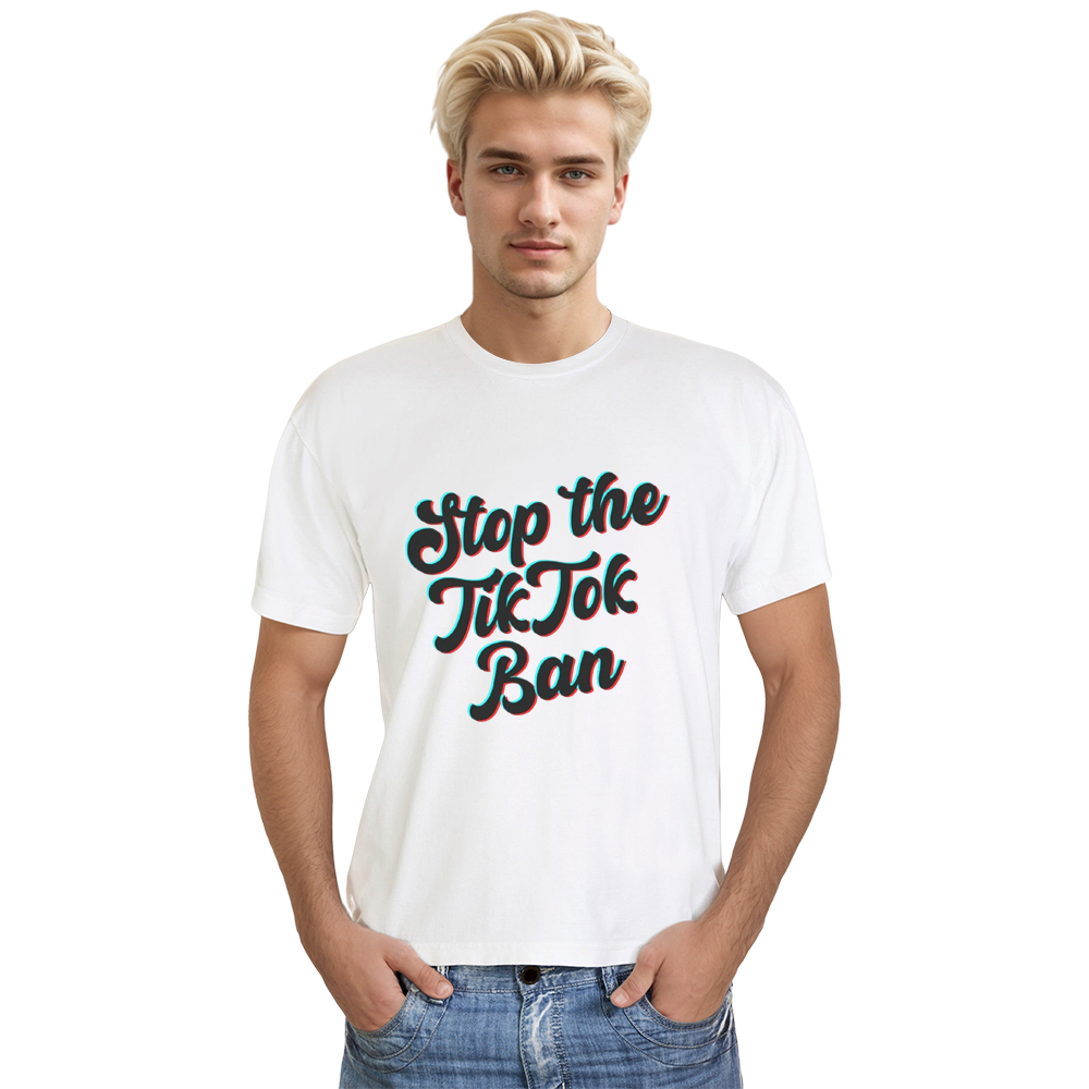 TikTok Ban Tee TikTok Refugee Save TikTok White T-shirt
