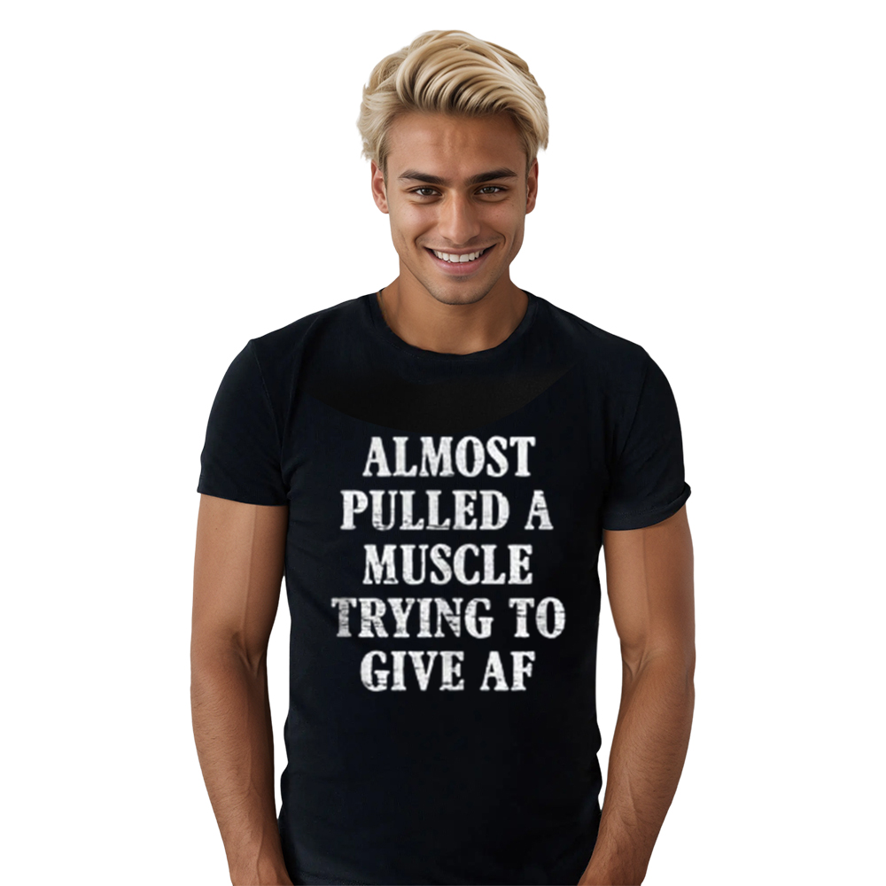 Adult Funny Saying Exercise Fitness Gym Workout Sport Black T-shirt Costume
