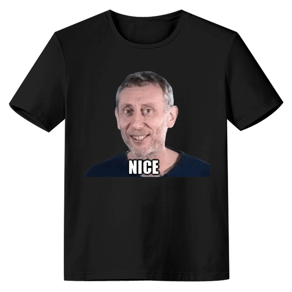 Adult Unisex Pattern Nice Grandfather Funny Black Short Sleeve T-shirt Outfits Top Costume