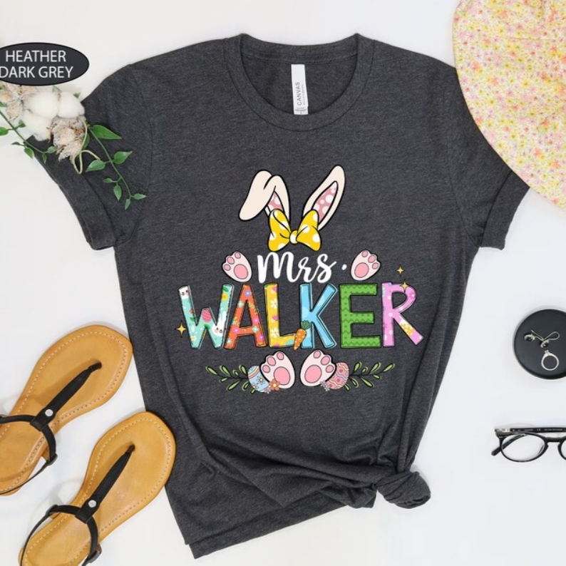 2024 Easter Miss Walker Printed T-shirt 
