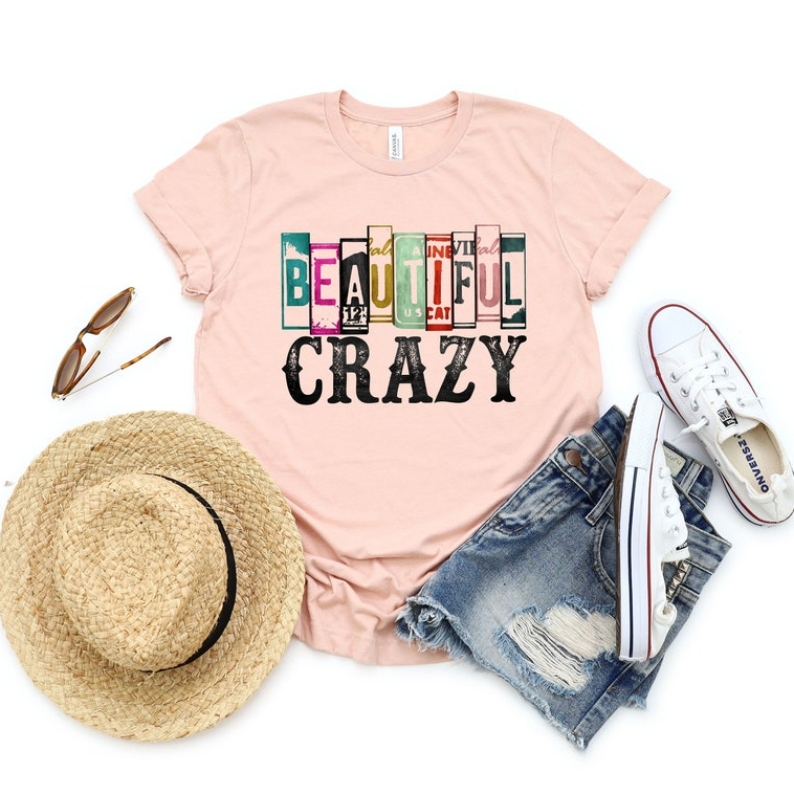 Music Festival Beautiful Crazy Printed T-shirt 