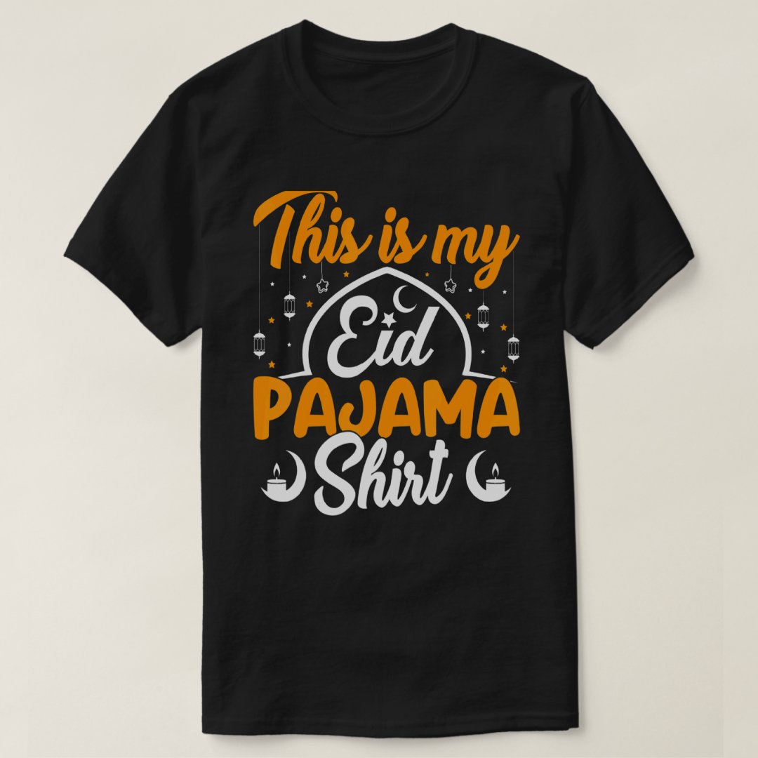 Eid Al-Fitr This Is My Eid Pajama Shirt Festival Printed T-shirt