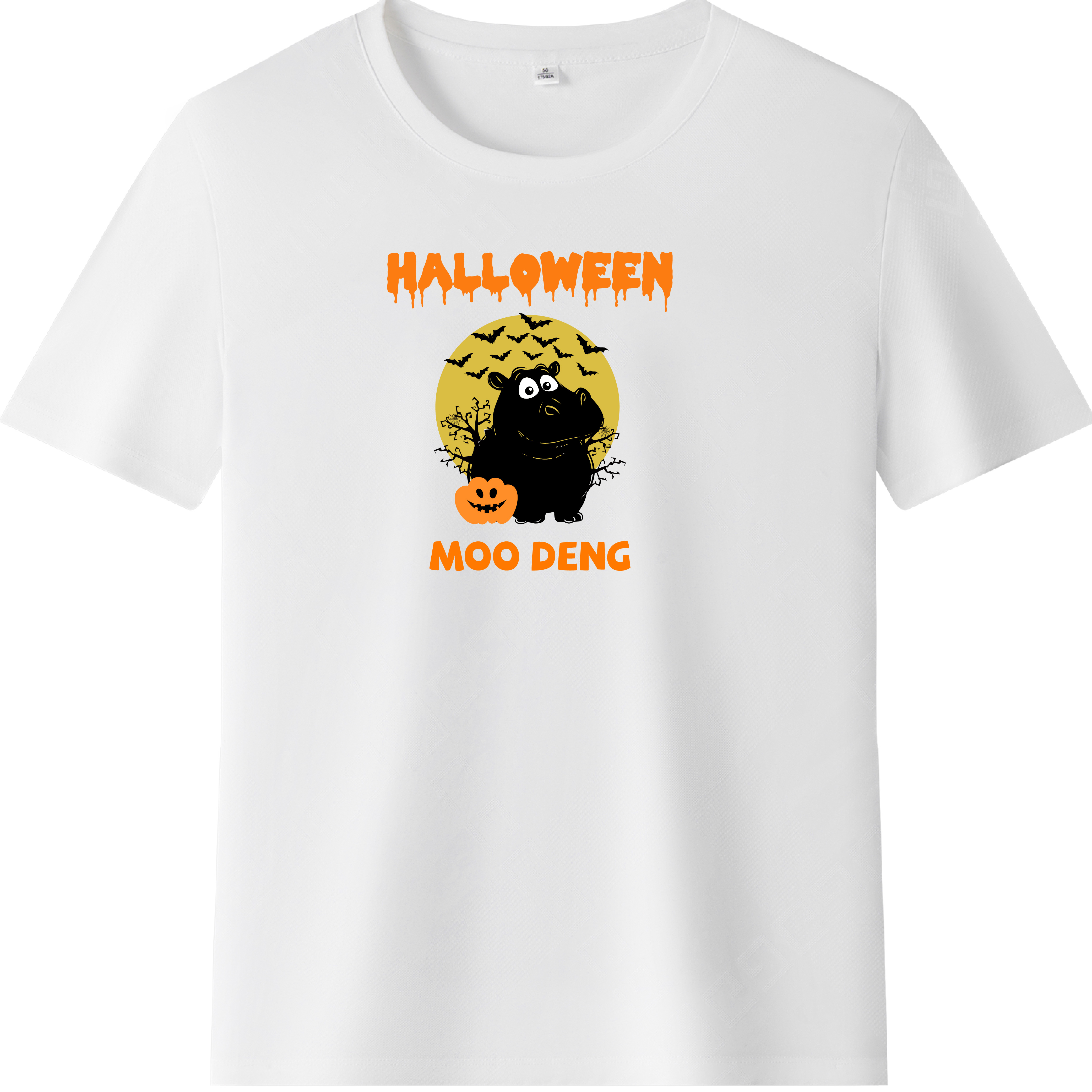 Moo Deng Pygmy Hippopotamus Lover Halloween T-Shirt