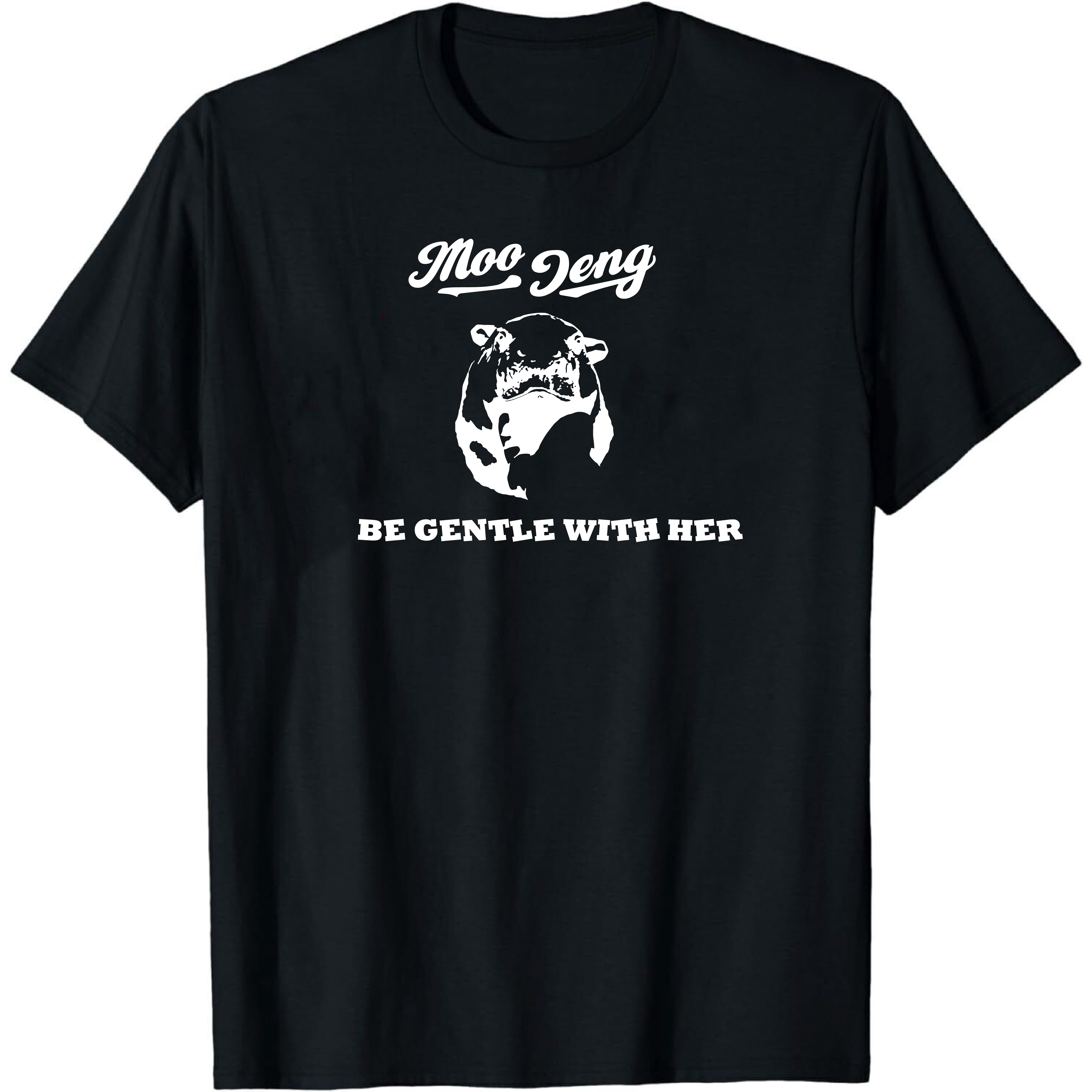 Moo Deng Be Gentle With Her Pygmy Hippopotamus Lover T-Shirt